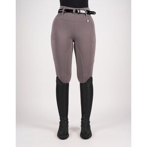 Horzehoods ContraFlex Luxe Leggings Heavyweight W/ Grip Grey Large New With Tags